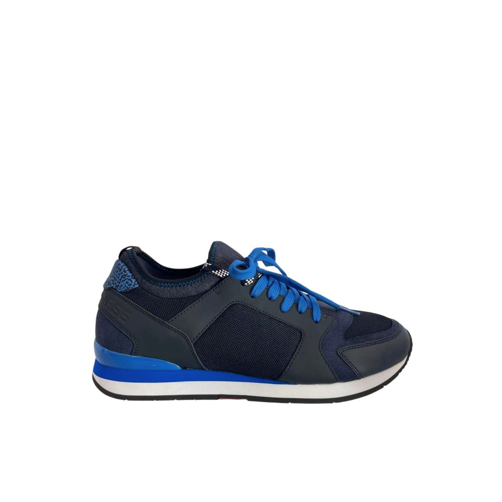 Baskets Borbonese bleues en caoutchouc pour homme