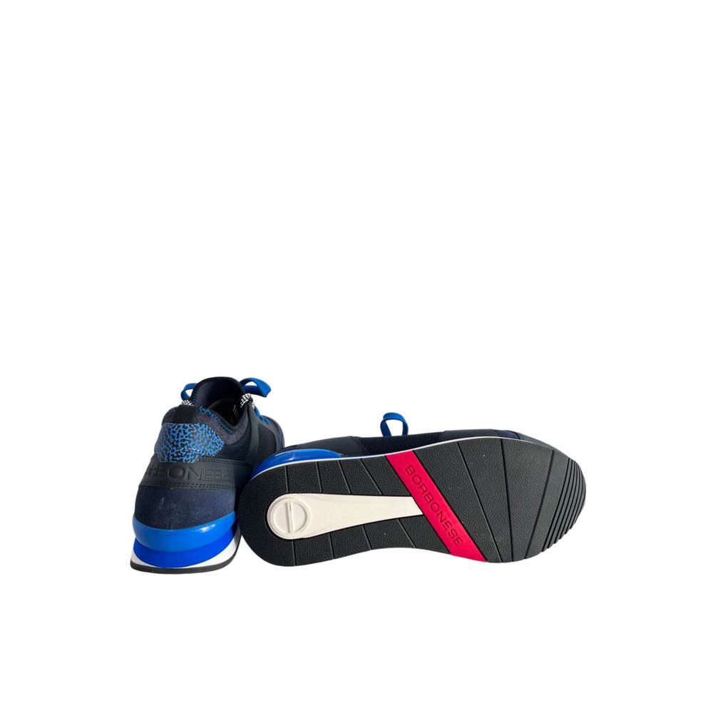 Baskets Borbonese bleues en caoutchouc pour homme