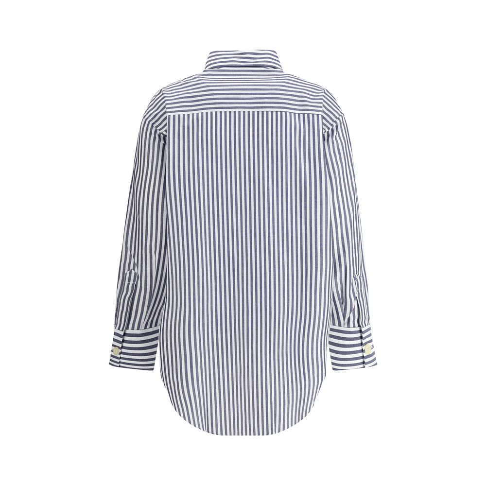 Chemise en coton bleu Deperlu