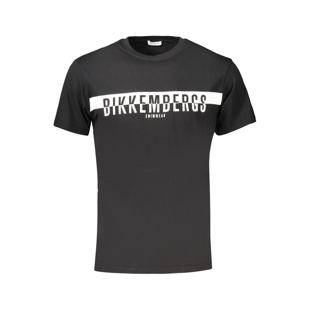 T-shirt homme noir en coton Bikkembergs
