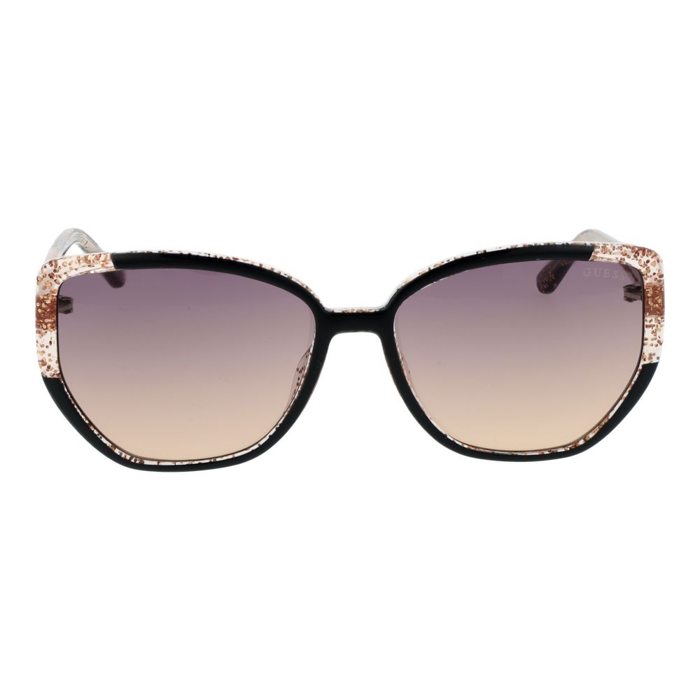 Lunettes de soleil Guess en plastique noir
