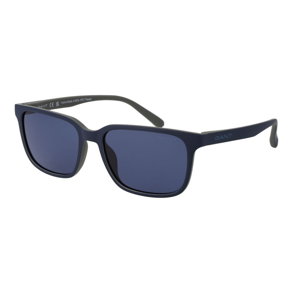 Lunettes de soleil en plastique bleu Gant