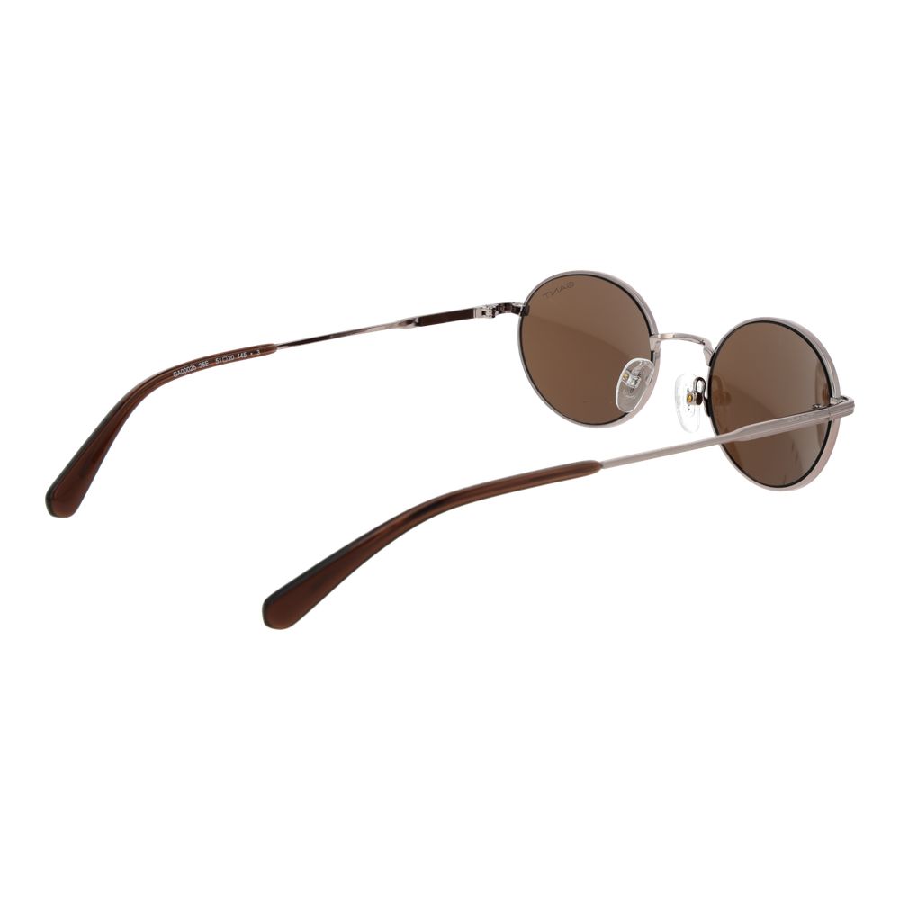 Lunettes de soleil Gant en métal marron