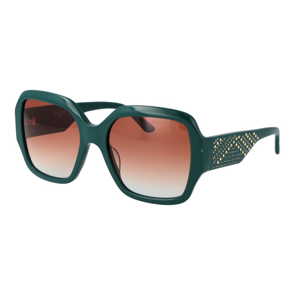 Lunettes de soleil Marciano by Guess en acétate turquoise
