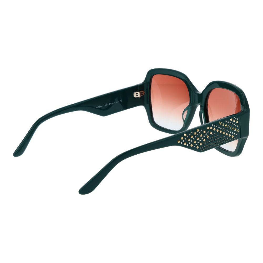 Lunettes de soleil Marciano by Guess en acétate turquoise