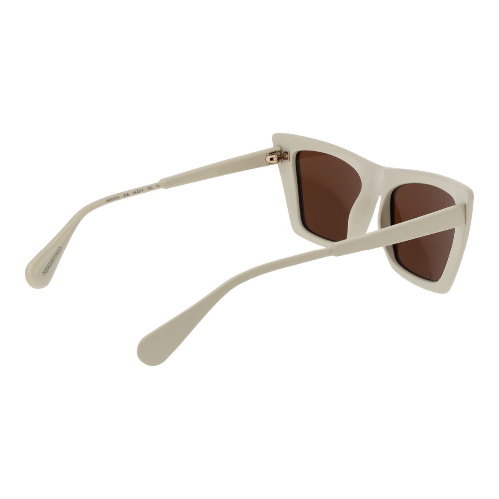 Lunettes de soleil en plastique beige Max & Co