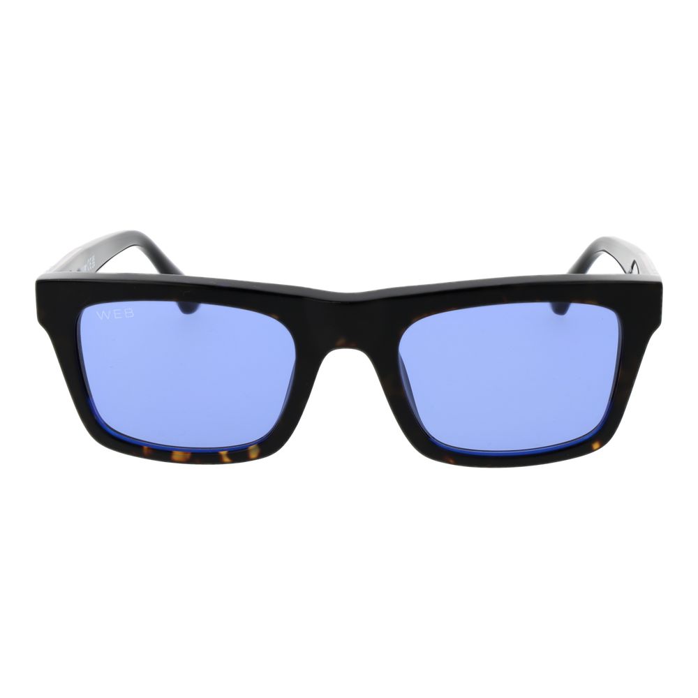 Lunettes de soleil Web en acétate marron