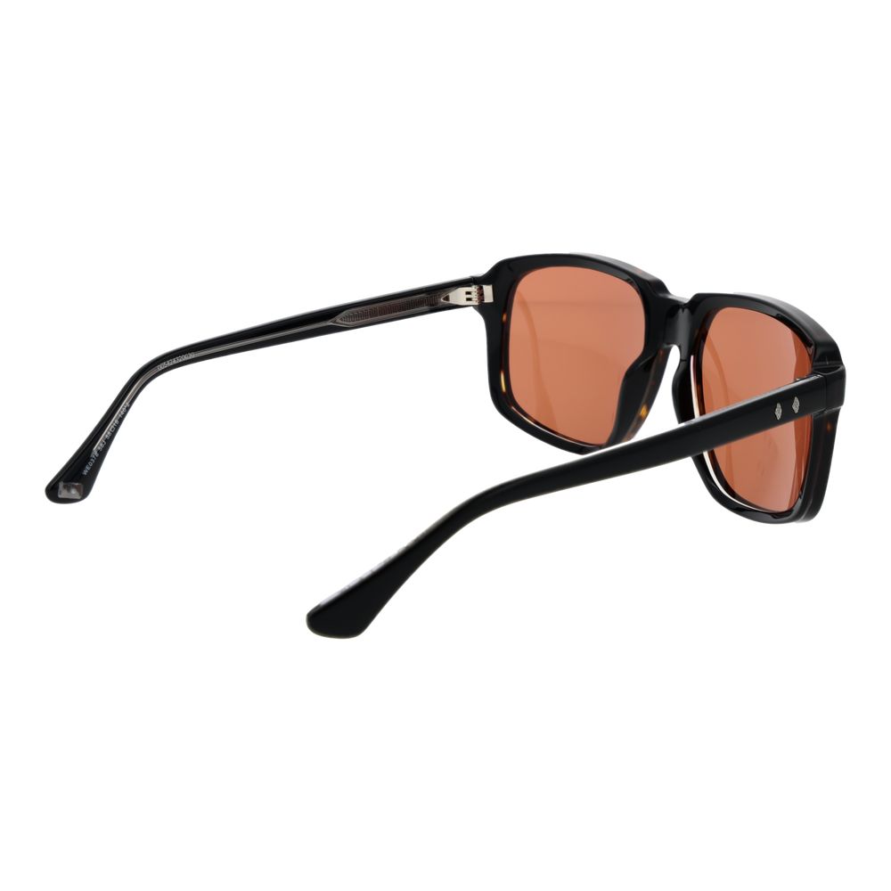 Lunettes de soleil Web en acétate marron