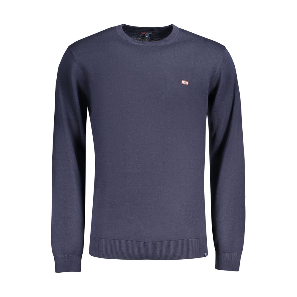 Chemise en coton bleu pour homme Norvège 1963