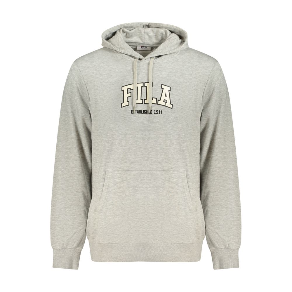 Sweat-shirt homme en coton gris Fila