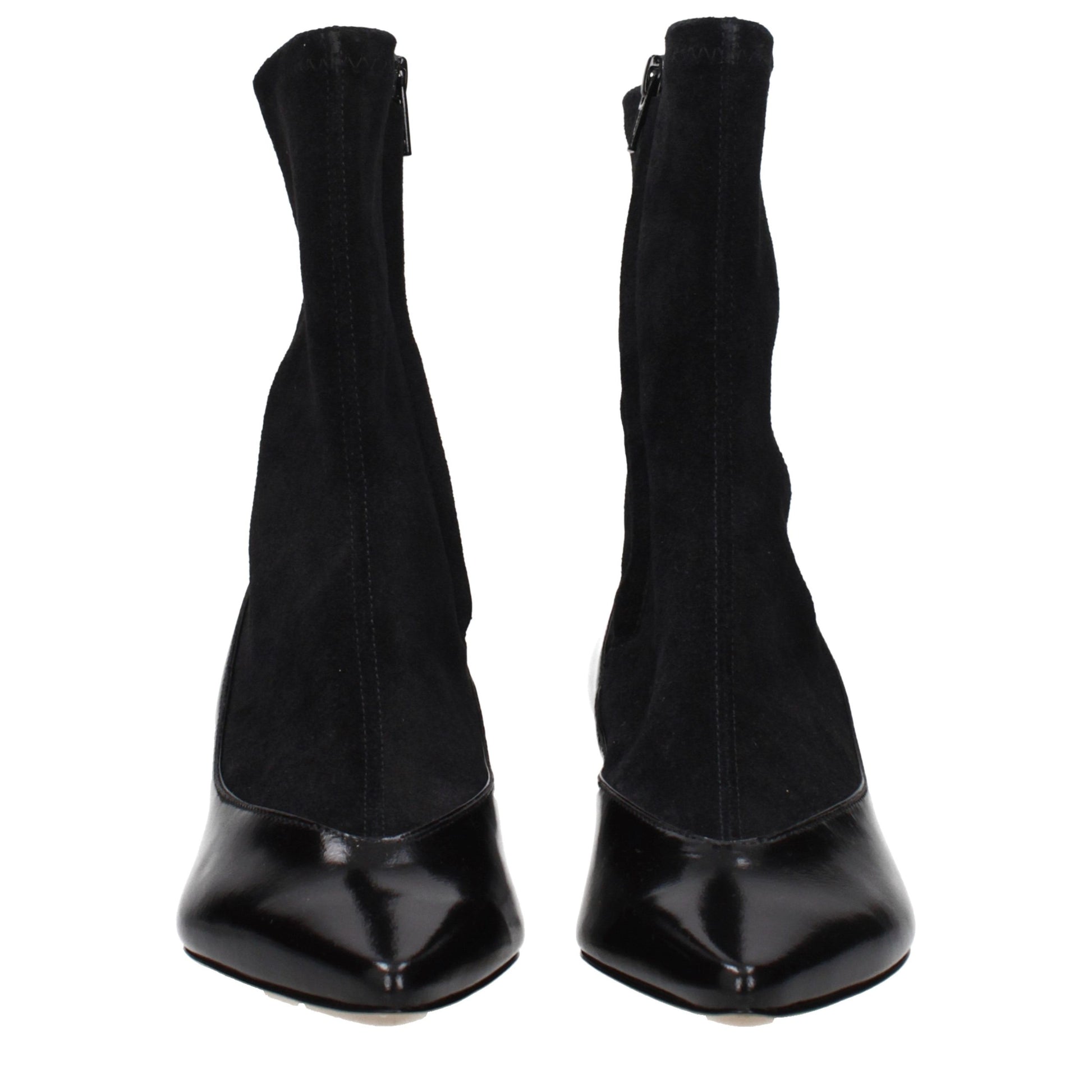 Bottines en cuir noir Jacquemus