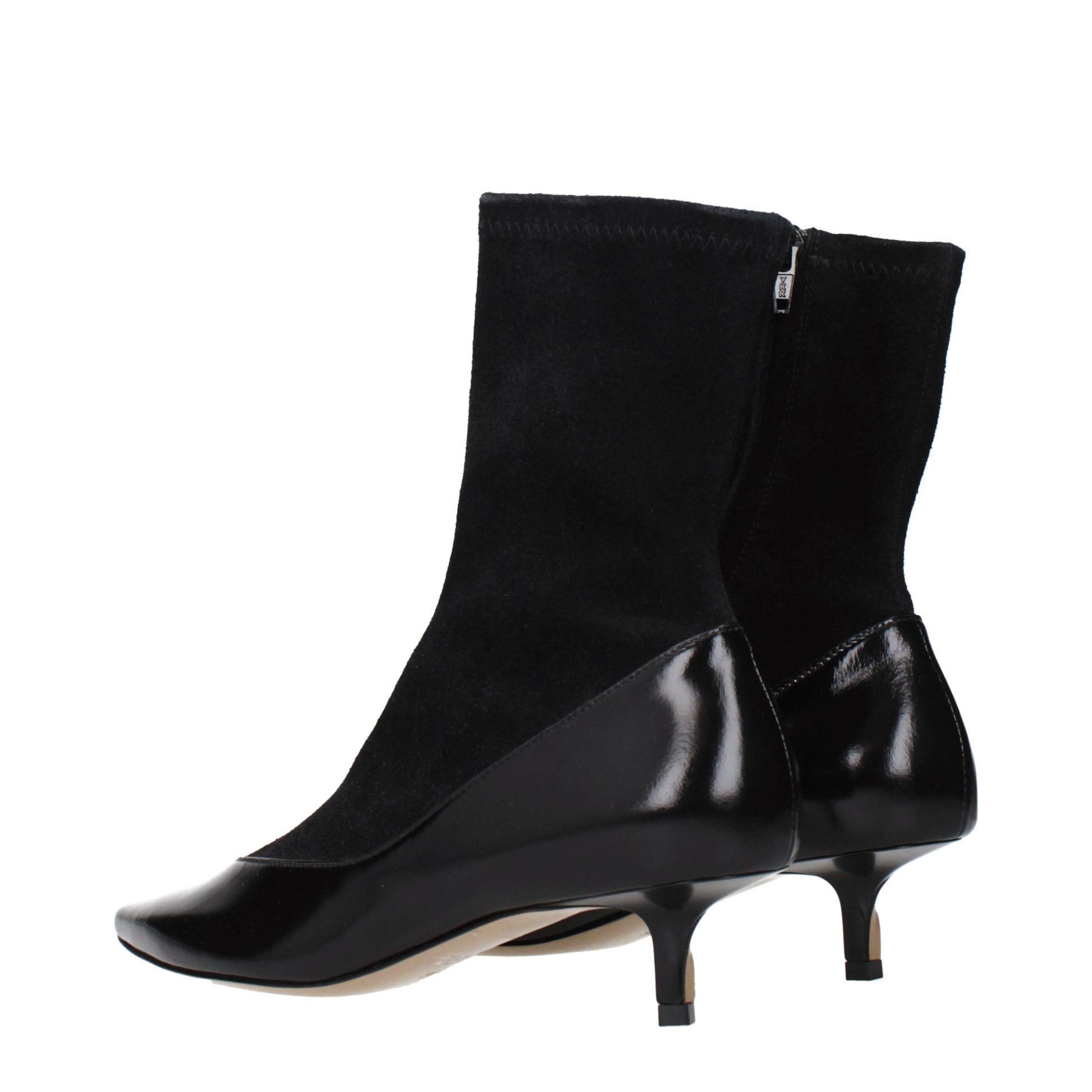 Bottines en cuir noir Jacquemus