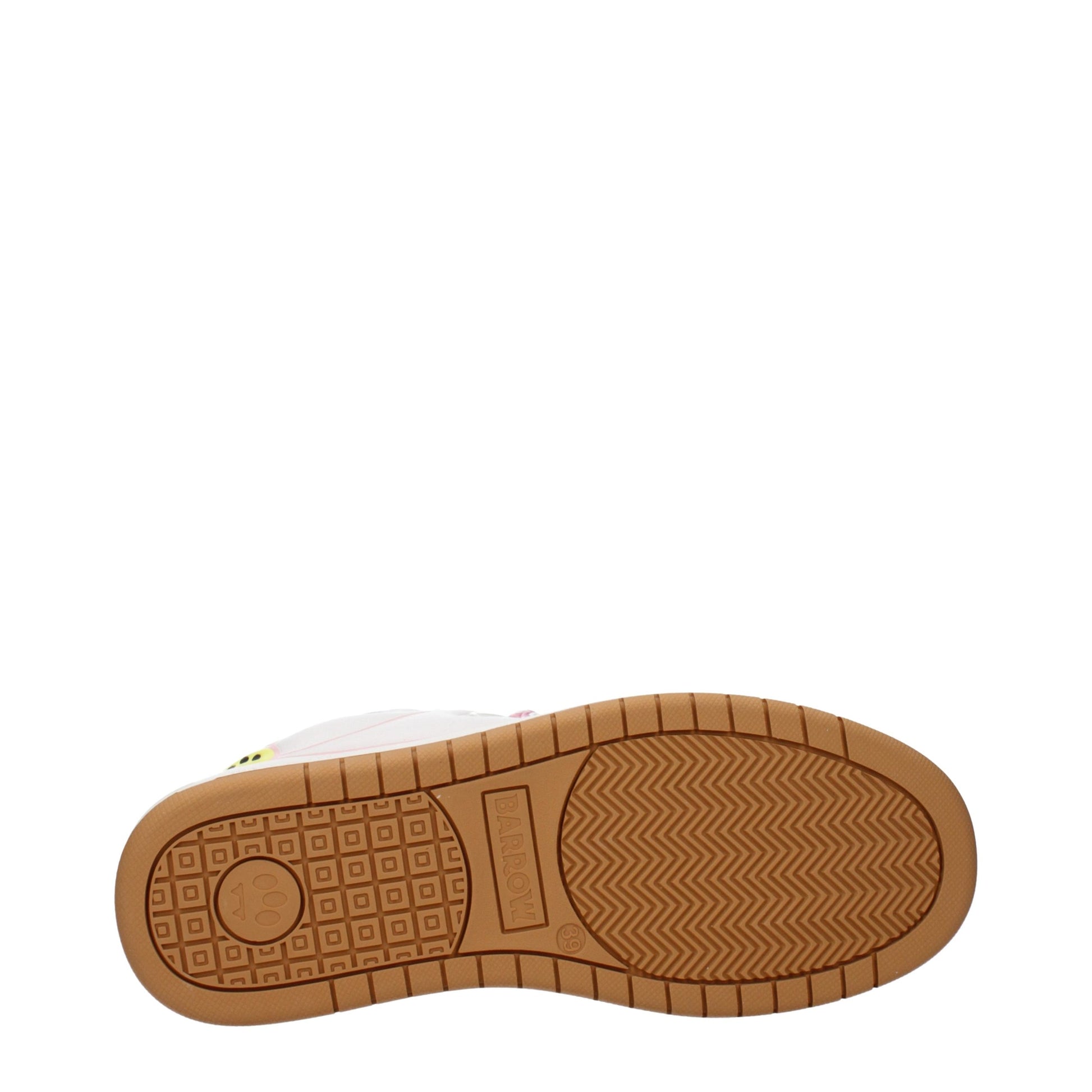 Baskets basses en cuir blanc Barrow