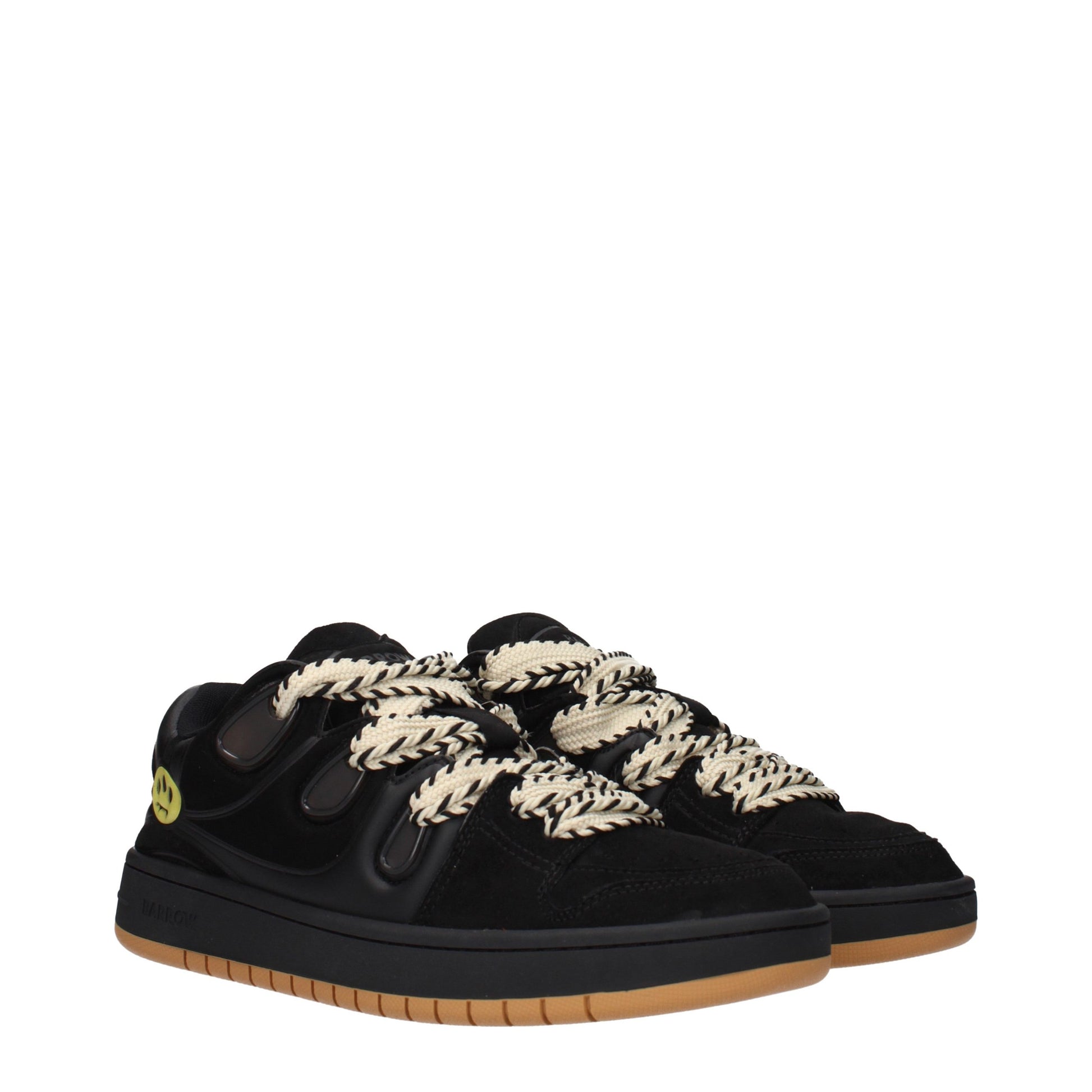 Baskets en cuir noir Barrow