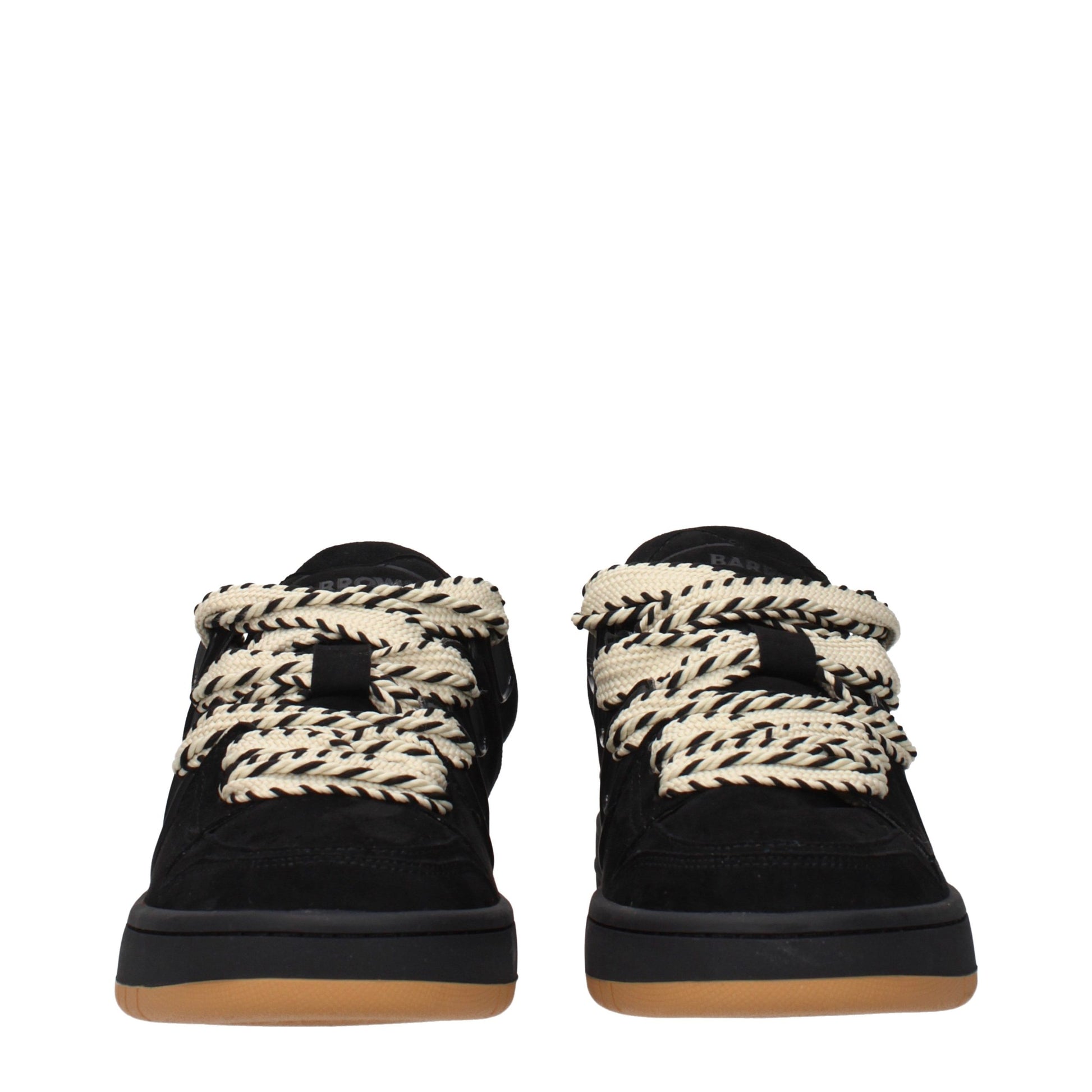 Baskets en cuir noir Barrow