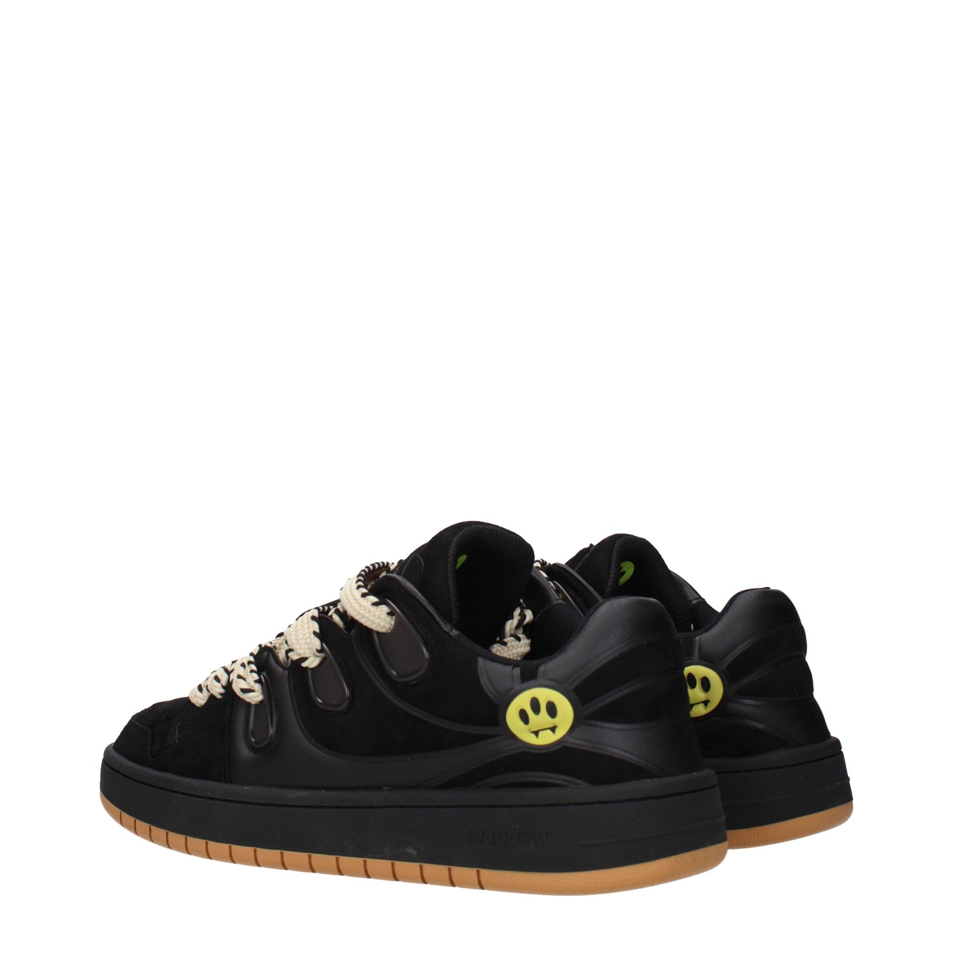 Baskets en cuir noir Barrow
