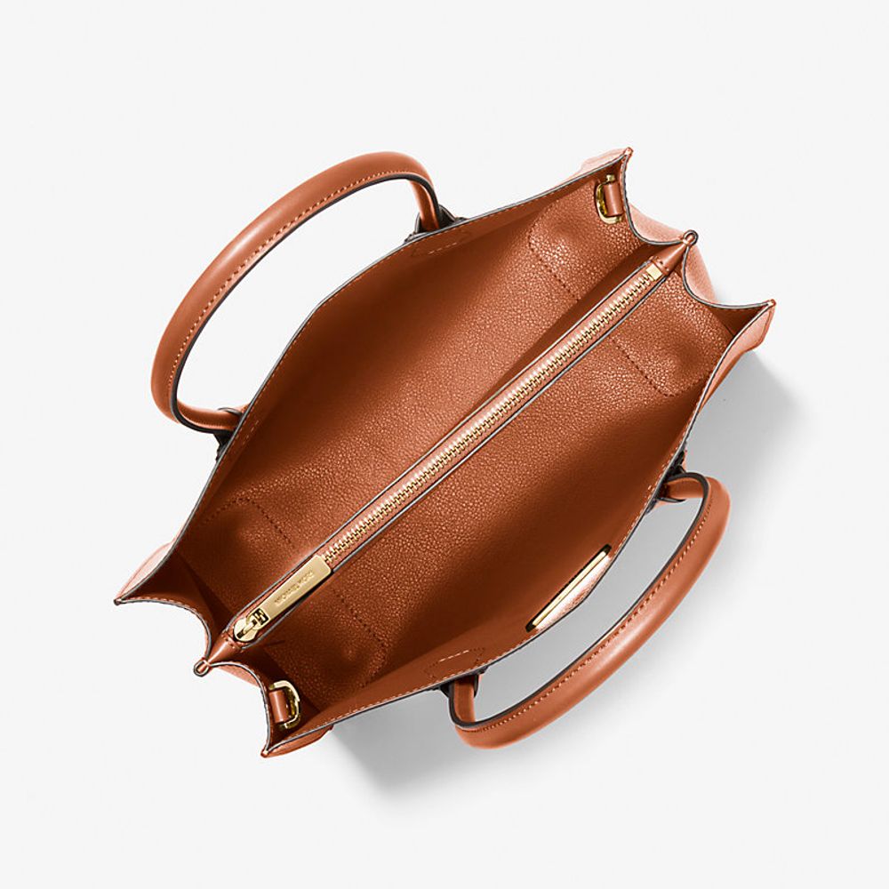 Sac à main en fourrure marron Michael Kors
