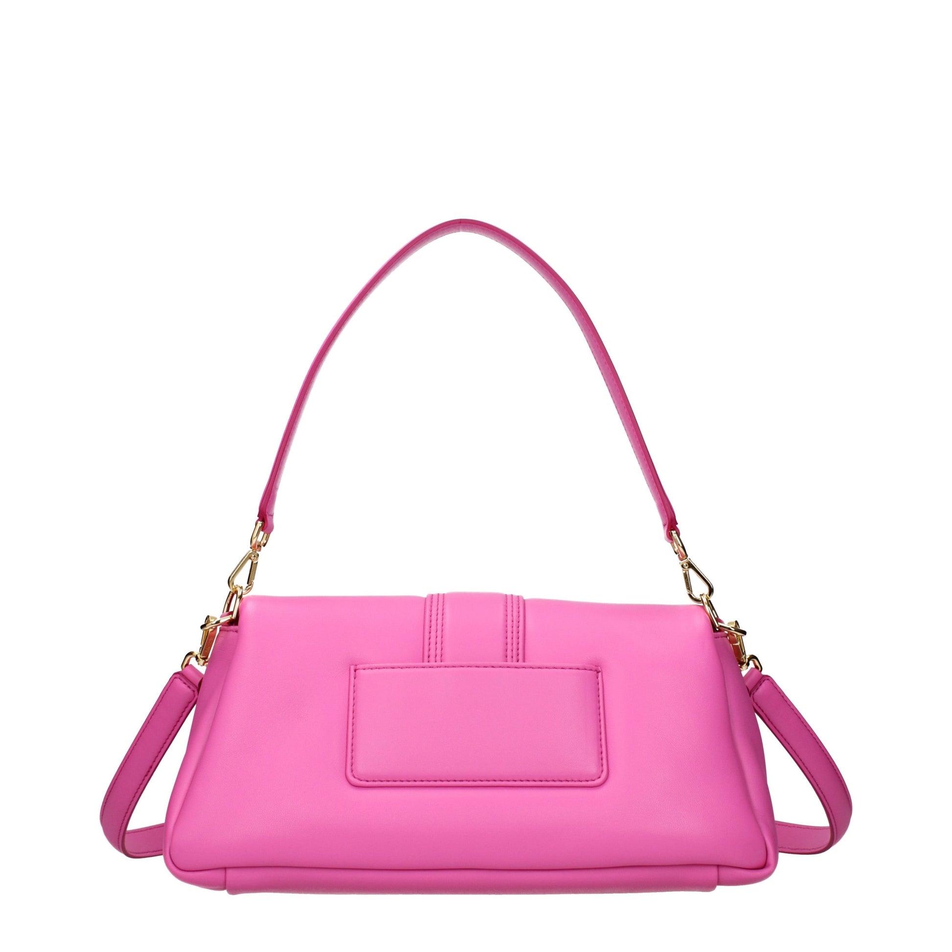 Sac bandoulière en cuir rose Jacquemus