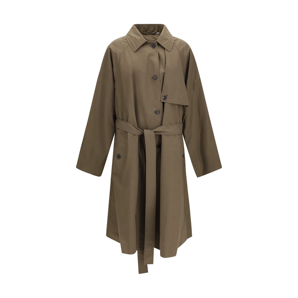Trench-coat bicolore en coton Calvin Klein