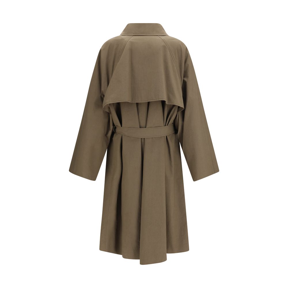 Trench-coat bicolore en coton Calvin Klein