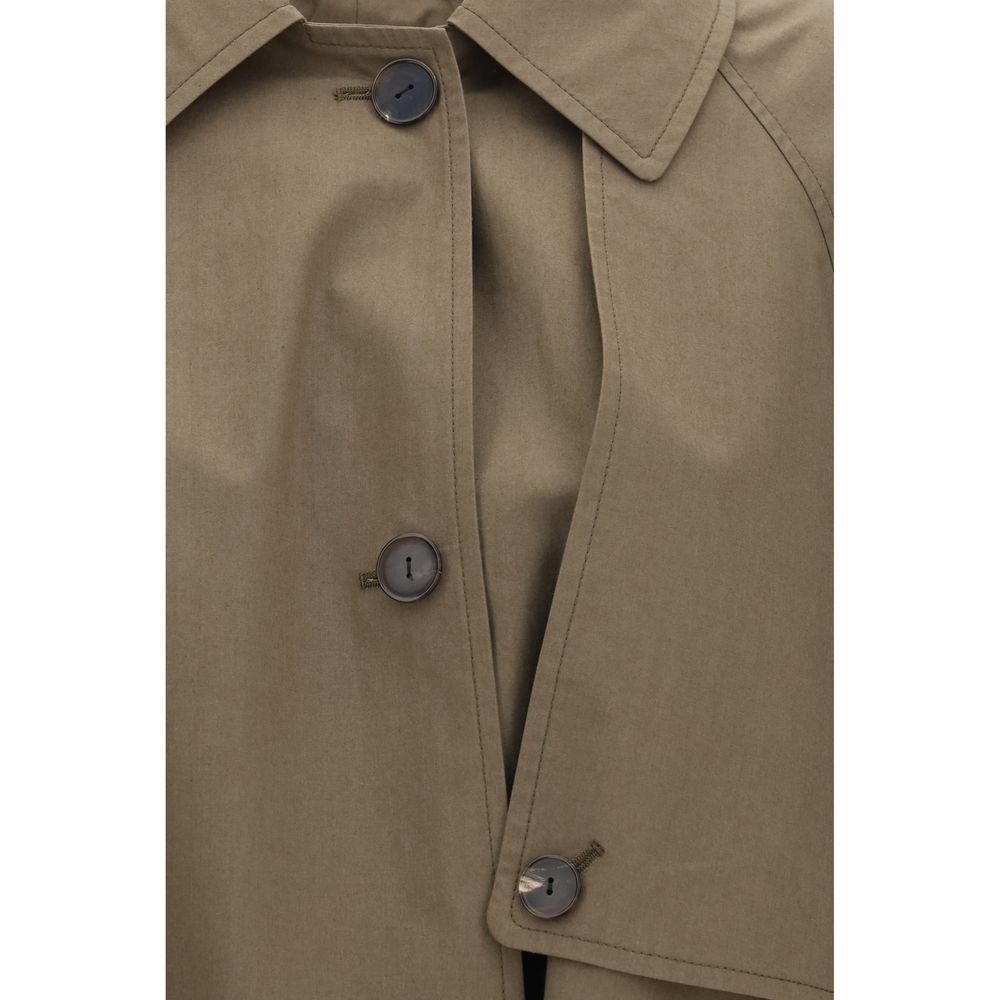 Trench-coat bicolore en coton Calvin Klein