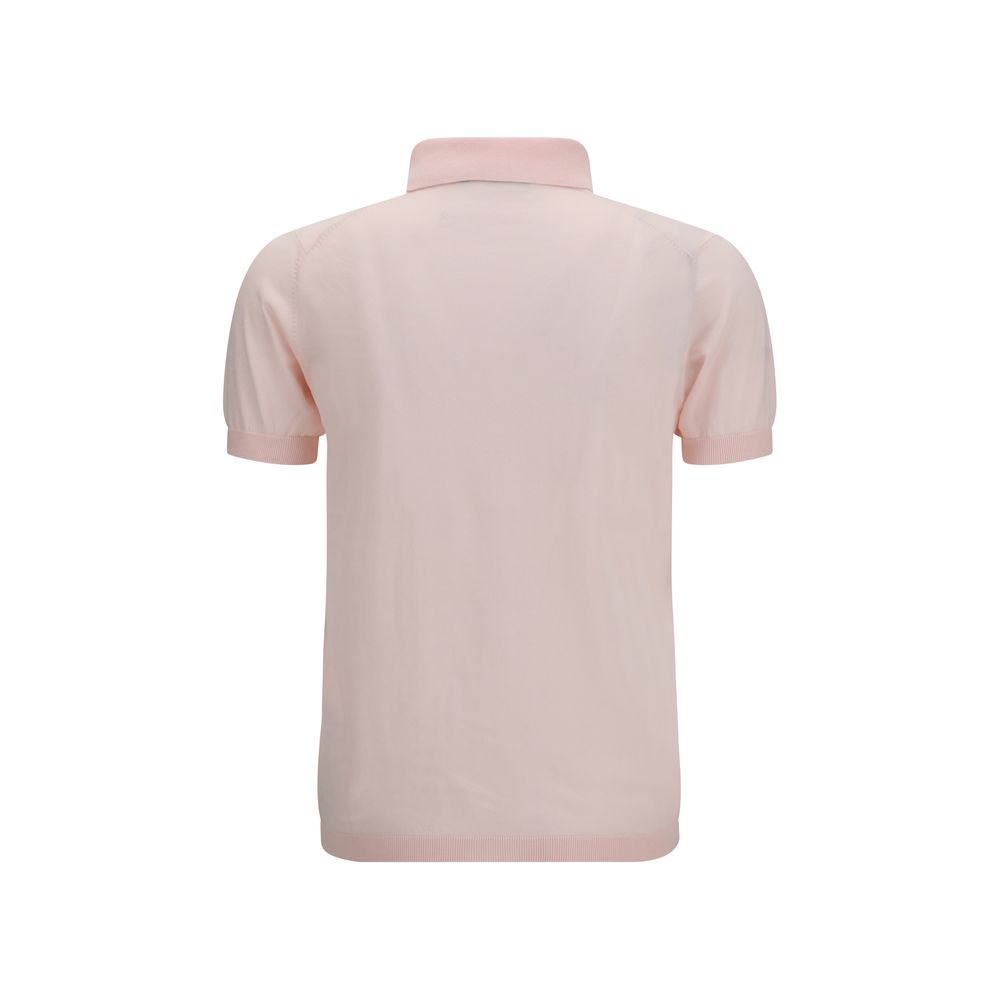 Aragona Cashmere Multicolor Polo Shirt for Men alternate view