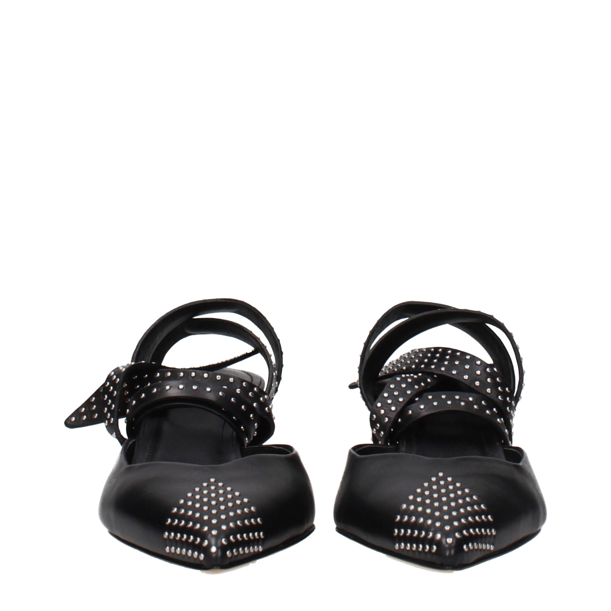 Escarpins à talons hauts en cuir noir Isabel Marant