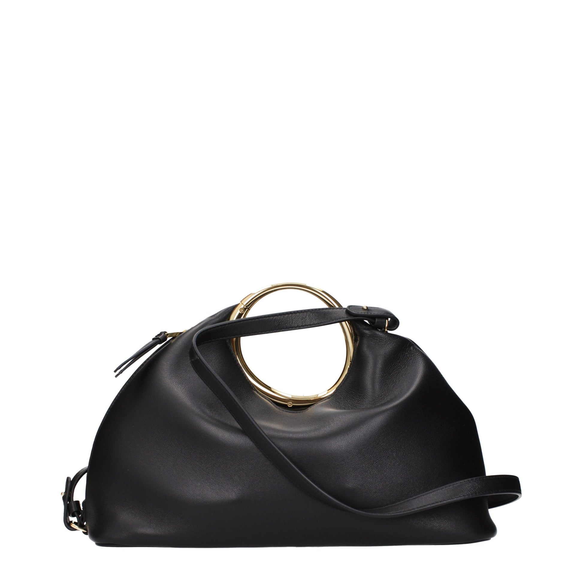 Jacquemus Black Leather Handbag