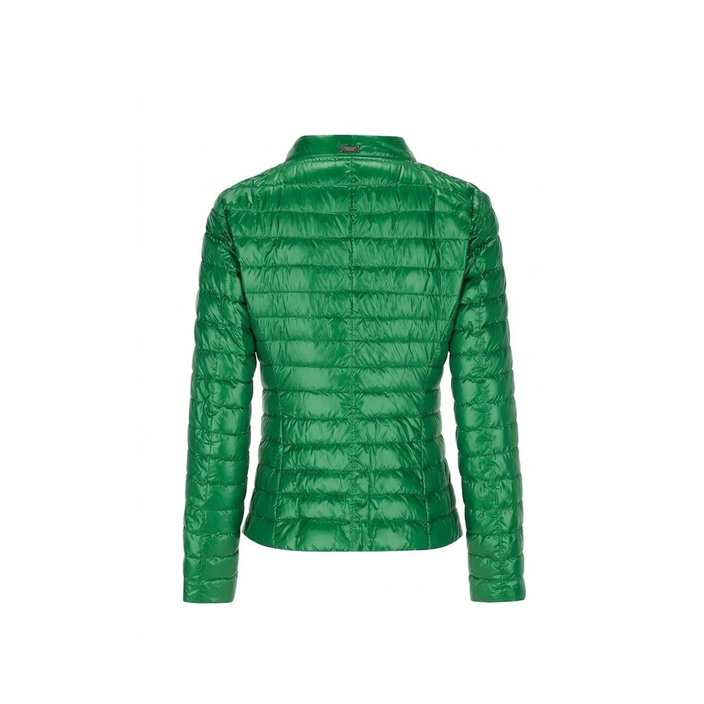 Veste longue bicolore en polyamide Herno