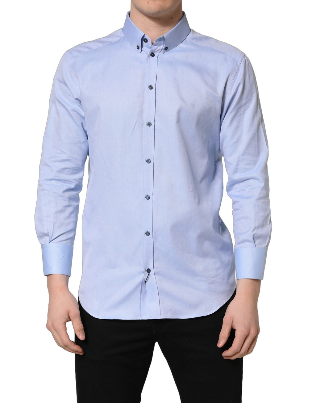 Dolce & Gabbana Blue Dress Shirt for Men