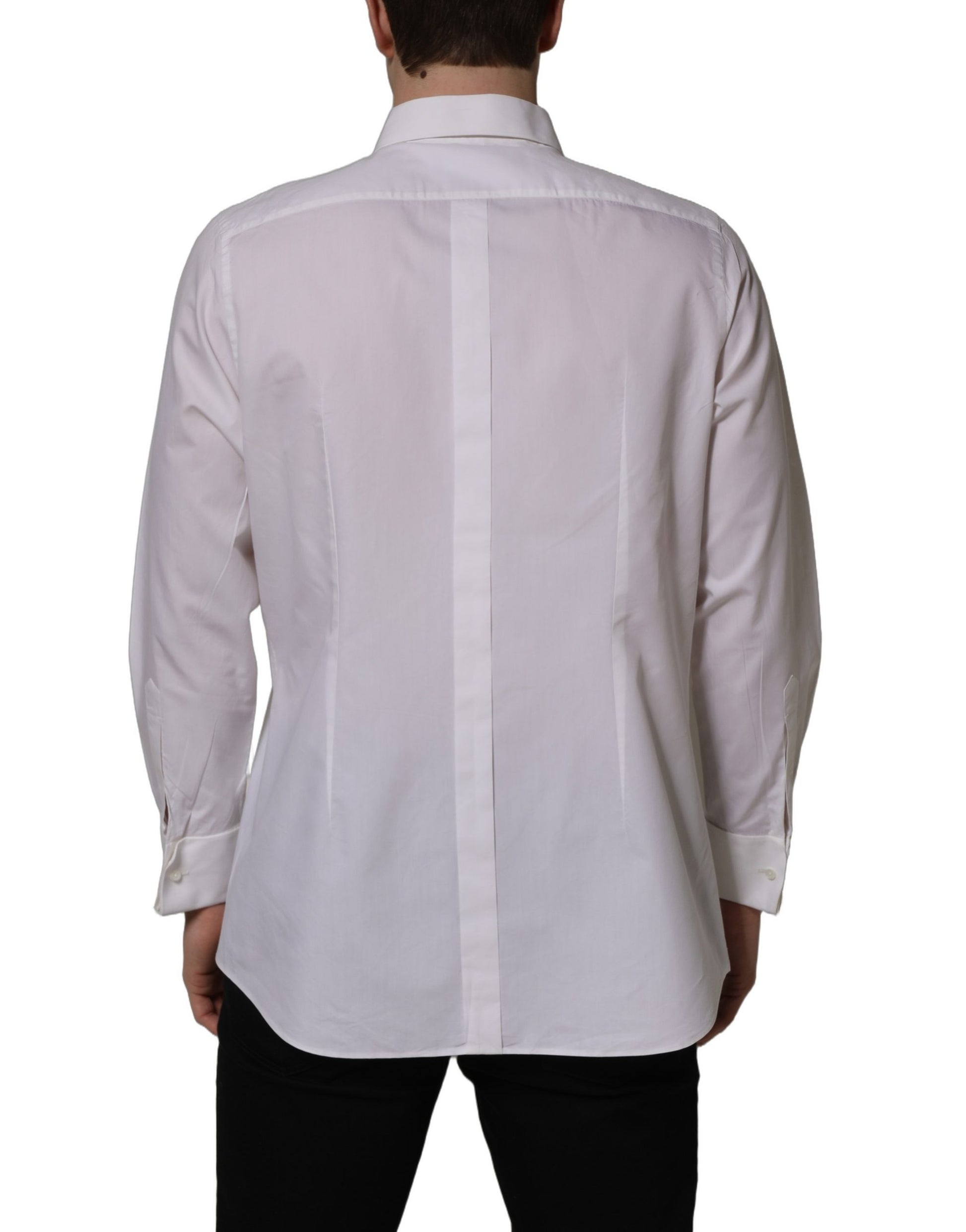 Dolce & Gabbana White Dress Shirt for Men side view