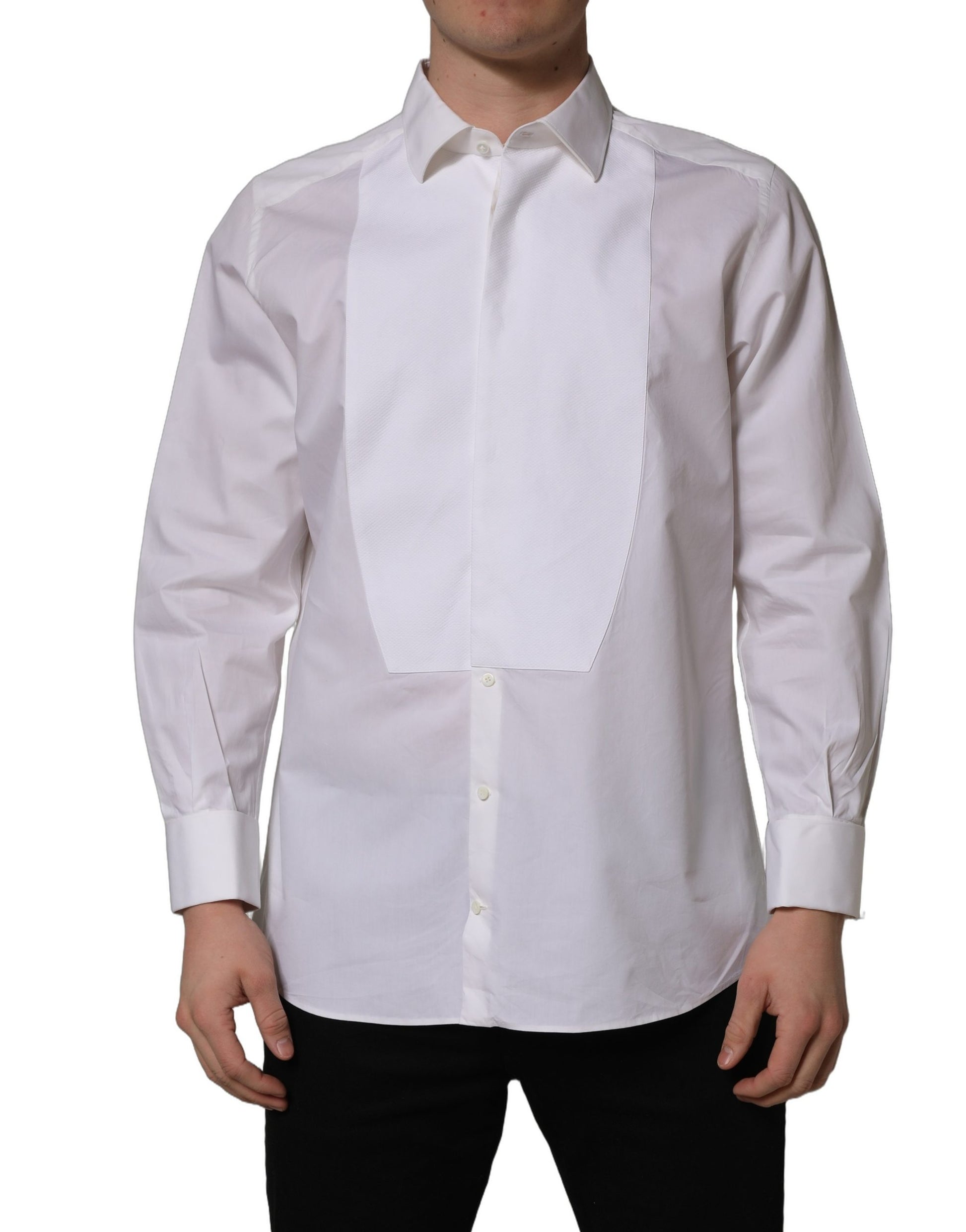 Dolce & Gabbana White Dress Shirt for Men