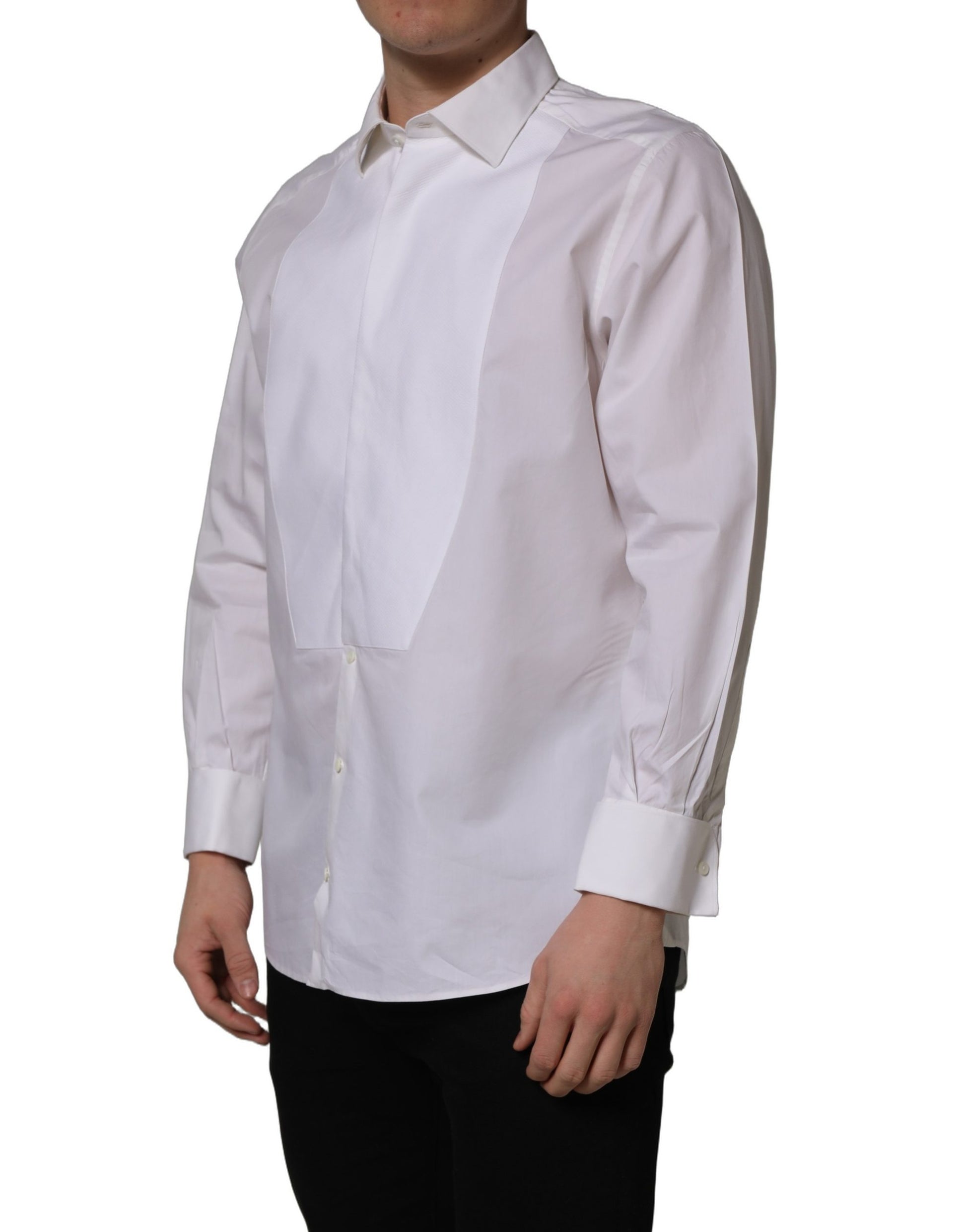 Dolce & Gabbana White Dress Shirt for Men detail view
