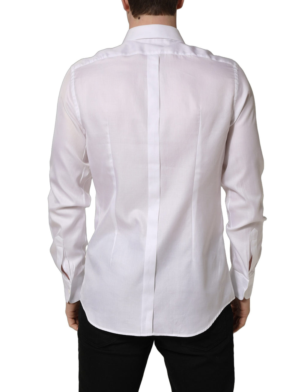 Dolce & Gabbana White Dress Shirt for Men side view