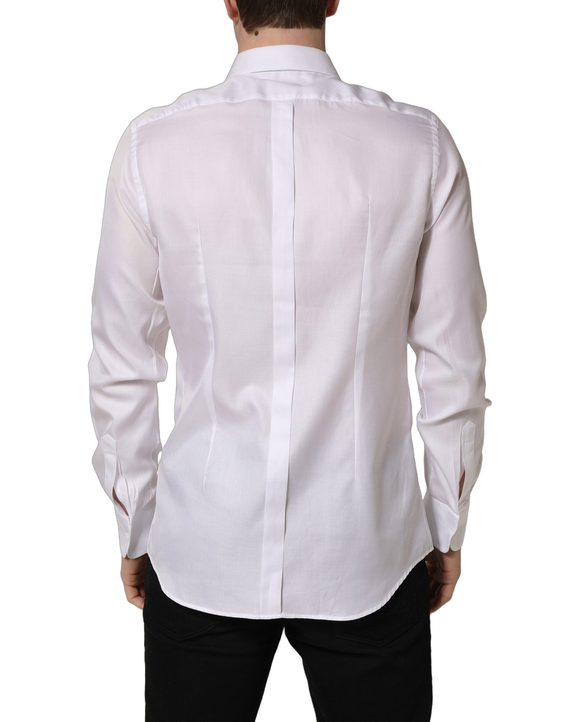 Dolce & Gabbana White Dress Shirt for Men side view
