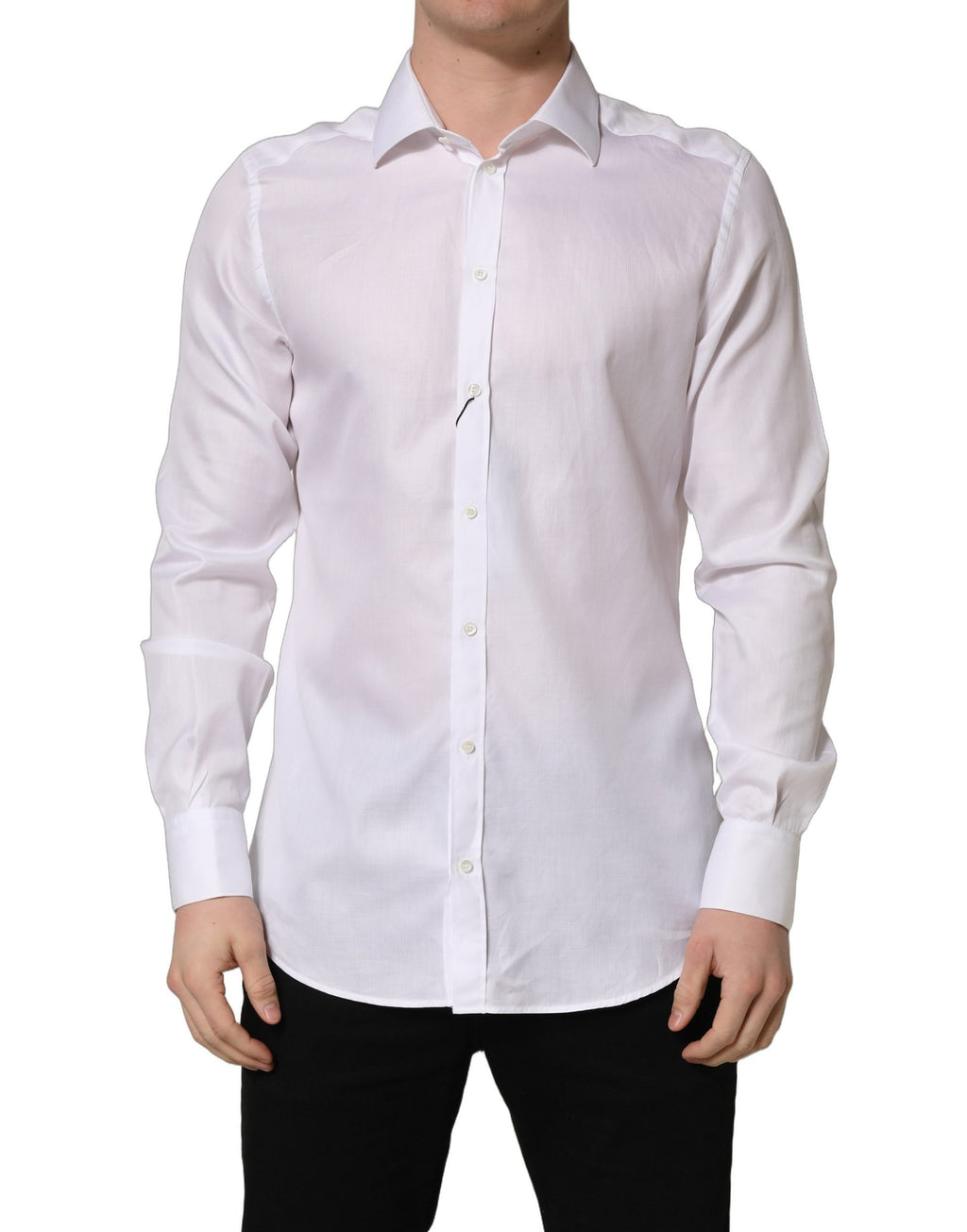 Dolce & Gabbana White Dress Shirt for Men
