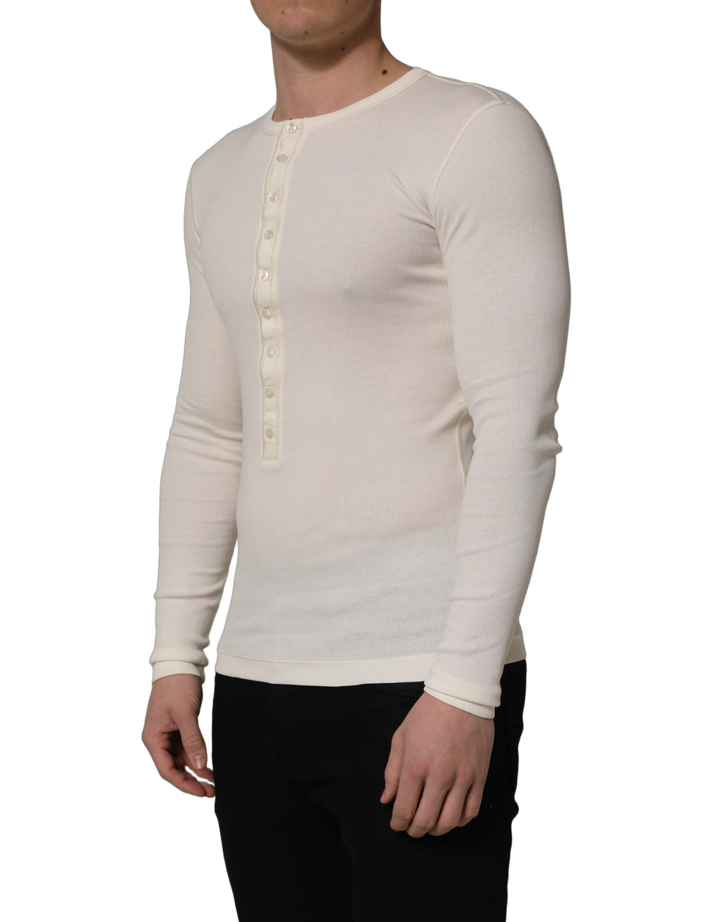 Dolce & Gabbana White Sweatshirt for Men detail view