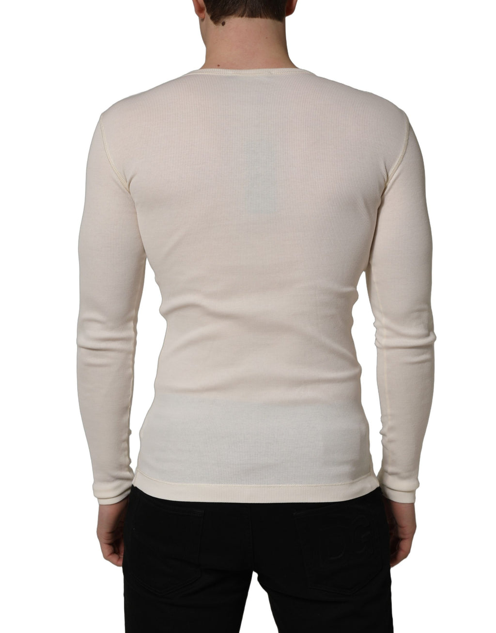 Dolce & Gabbana White Sweatshirt for Men side view