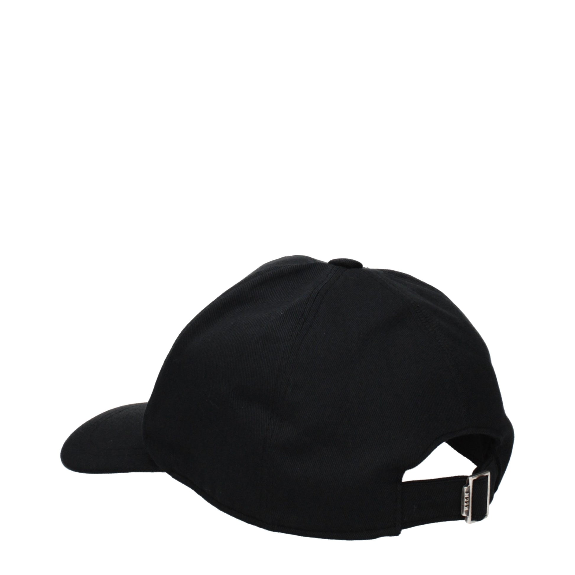 Casquette en coton noir MSGM