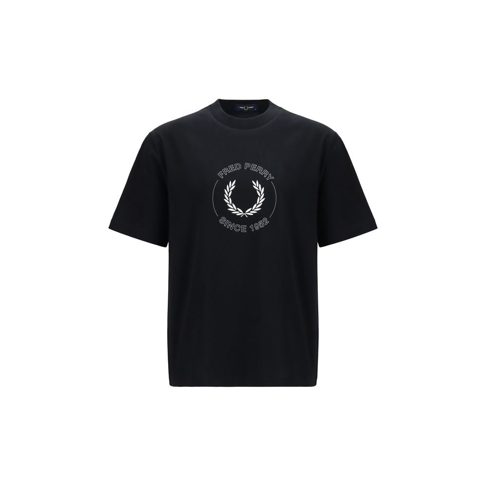 T-shirt Fred Perry en coton noir