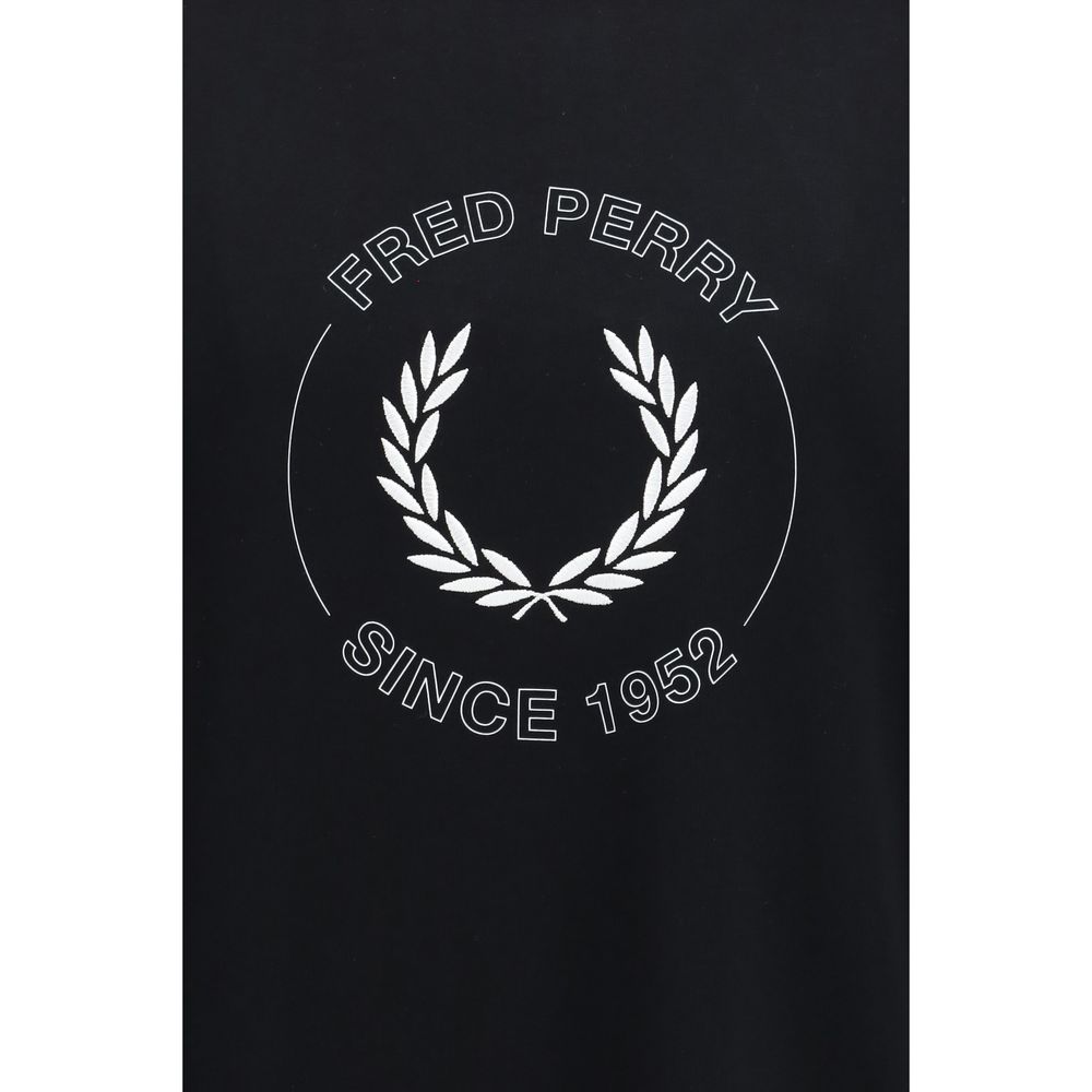 T-shirt Fred Perry en coton noir
