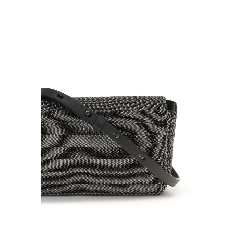 Brunello Cucinelli Black Shoulder Bag for Women side view
