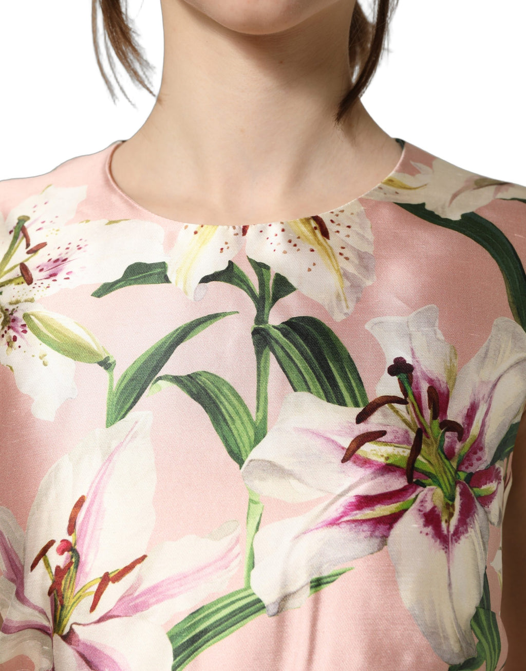Dolce & Gabbana Pink Midi Dress for Women additional view