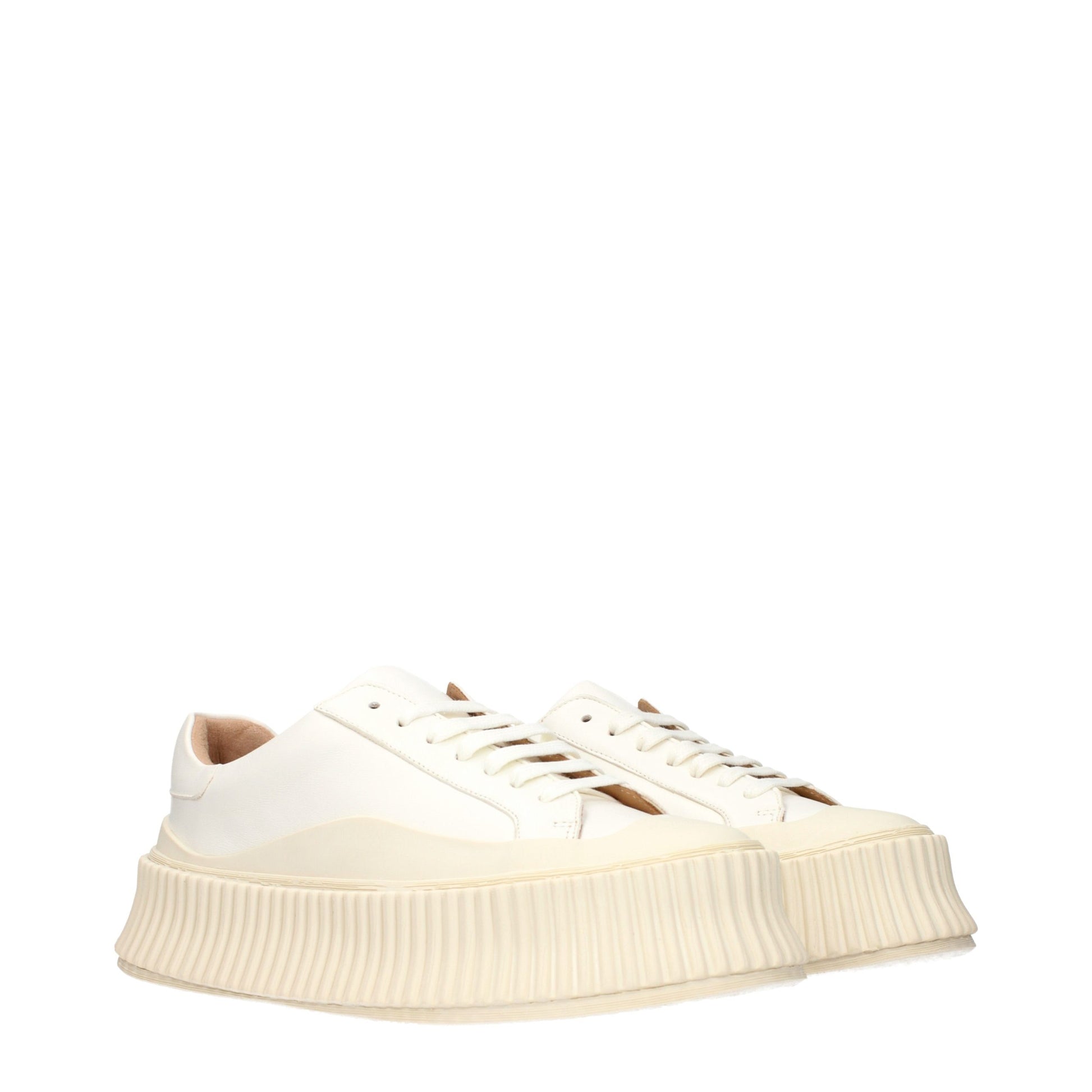 Jil Sander White Platform Sneakers for Women alternate view