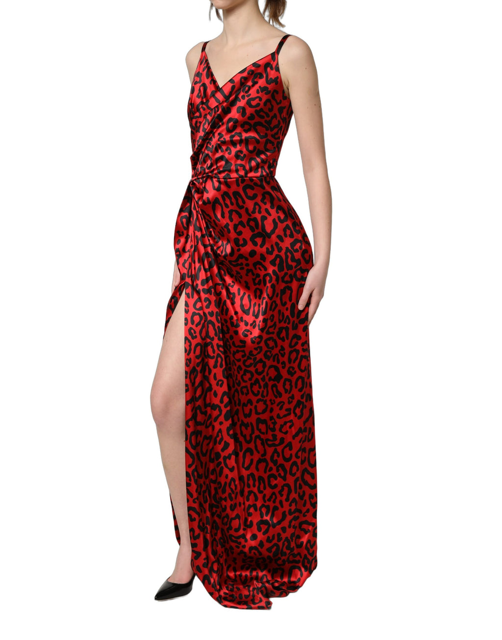 Dolce & Gabbana Red Long Skirt for Women detail view