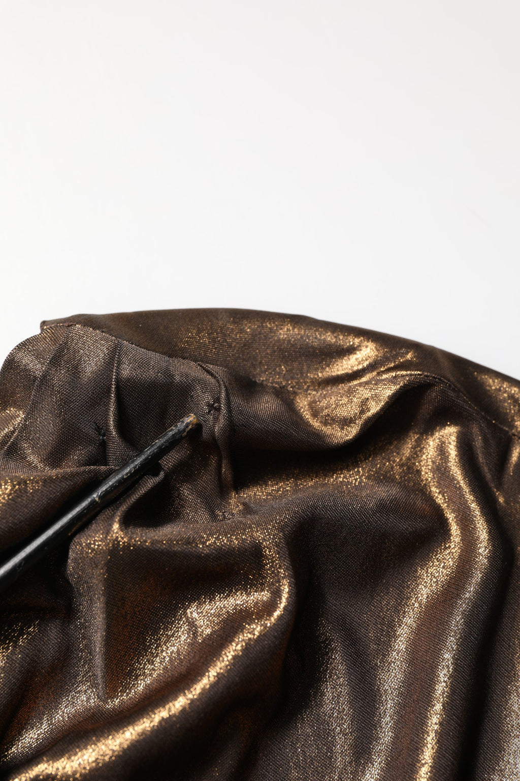 Robe asymétrique drapée à une épaule Dolce & Gabbana Bronze