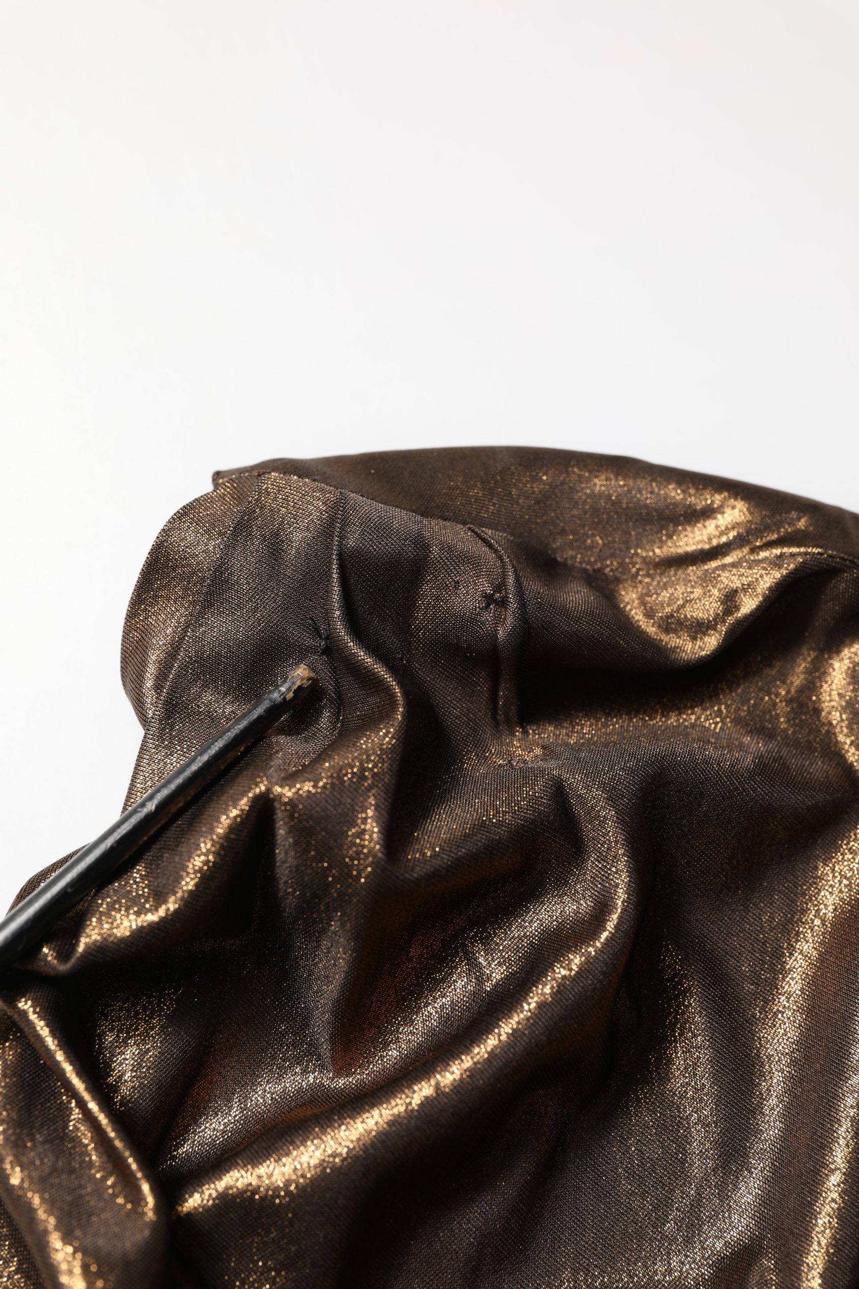 Robe asymétrique drapée à une épaule Dolce & Gabbana Bronze