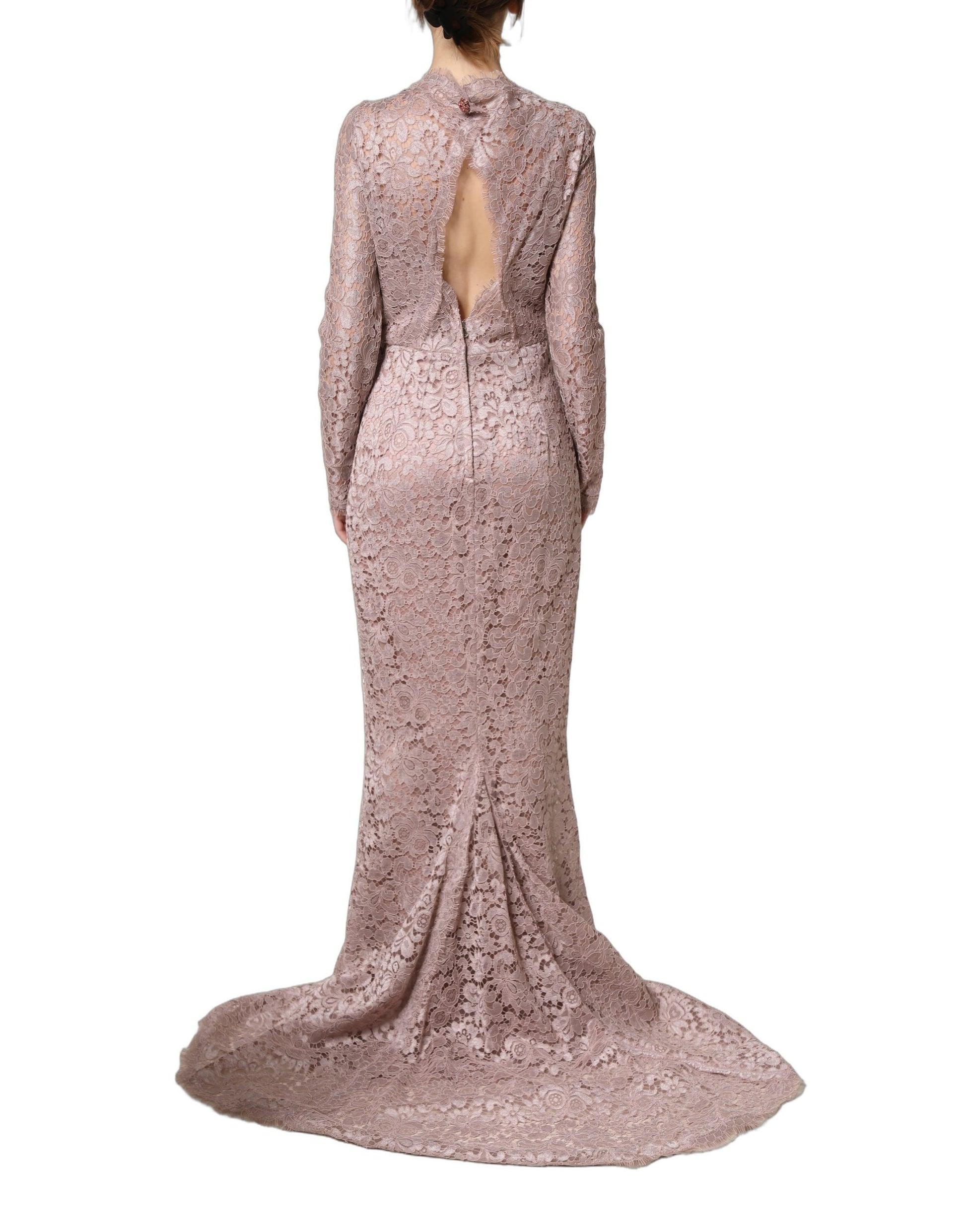 Dolce & Gabbana Pink Long Skirt for Women side view