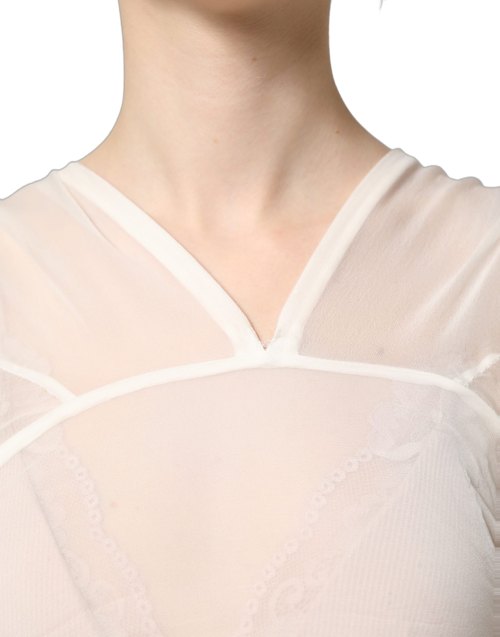 Dolce & Gabbana White Long Skirt for Women additional view