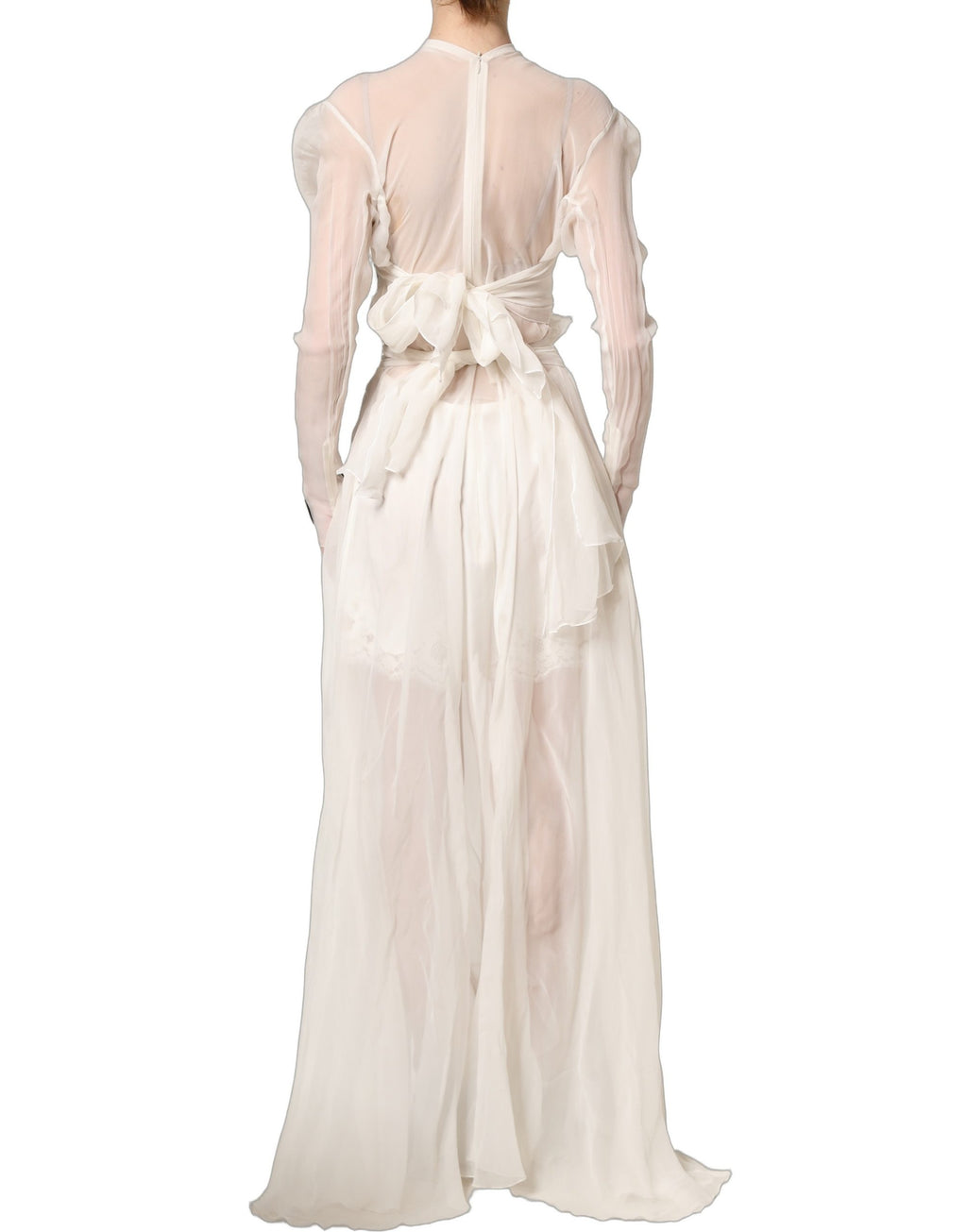 Dolce & Gabbana White Long Skirt for Women side view